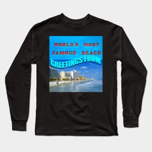 World's most famous beach custom PC Long Sleeve T-Shirt